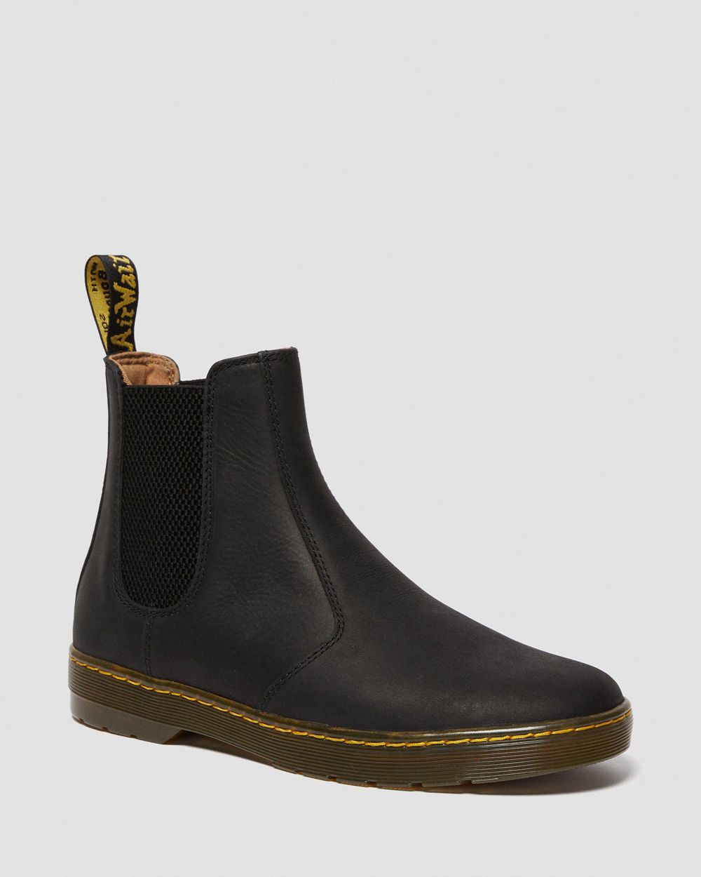 Dr Martens Harrema Light Kožené Chelsea Boots Panske ( Čierne ) SK 789-RQHABE